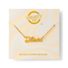 Retro Necklace- Sorority