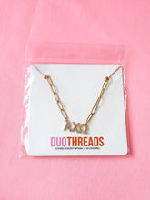Rhinestone Paperclip Sorority Necklace