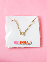 Rhinestone Paperclip Sorority Necklace