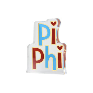 Shelf Sitter- Acrylic Sorority Letters