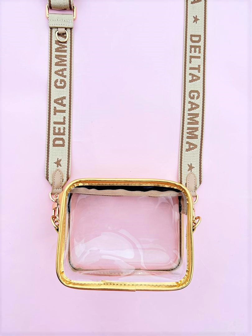 Pink+Gold Purse Strap