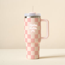 Stanley Dupe #4 Sorority 40 oz. Pink Check