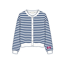 Sorority Campus Stripe Cardigan- PRE- ORDER