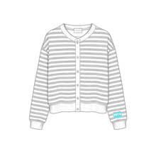 Sorority Campus Stripe Cardigan- PRE- ORDER