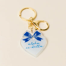 Sweetheart Bow Keychain- Sorority