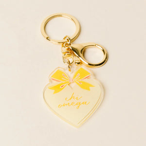 Sweetheart Bow Keychain- Sorority