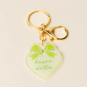 Sweetheart Bow Keychain- Sorority
