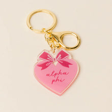 Sweetheart Bow Keychain- Sorority