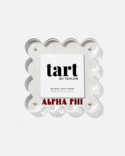 Scalloped "Tart by Taylor" Acrylic Sorority Frame