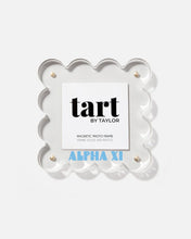 Scalloped "Tart by Taylor" Acrylic Sorority Frame