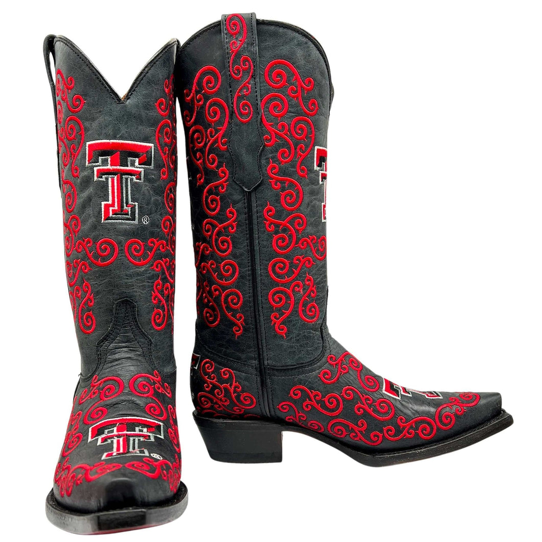 Texas Tech boots- Black 