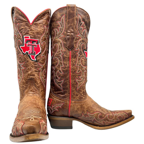 Texas Tech boots- Brown 