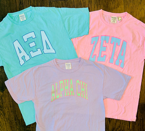 Varsity Brights Sorority Tee