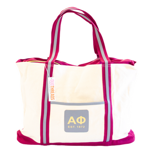 Oversized Weekender Tote- Sorority