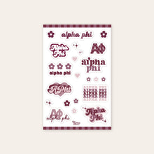 Darling Effect Sticker Sheet- Sorority