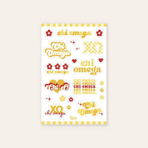 Darling Effect Sticker Sheet- Sorority