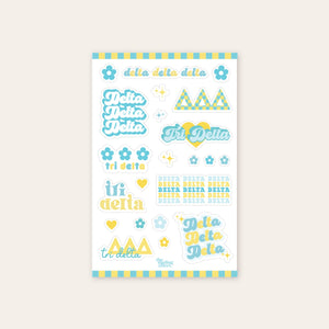 Darling Effect Sticker Sheet- Sorority