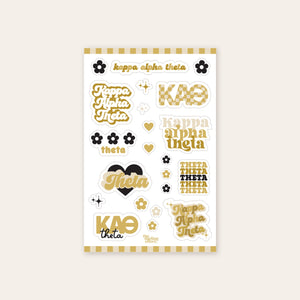 Darling Effect Sticker Sheet- Sorority