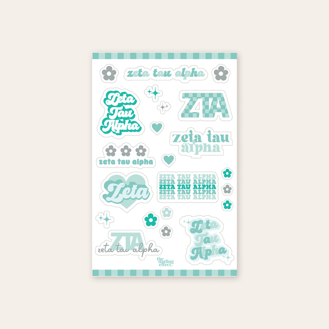 Darling Effect Sticker Sheet- Sorority