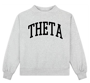 Sorority Mock Neck Sweatshirt- PRE-ORDER