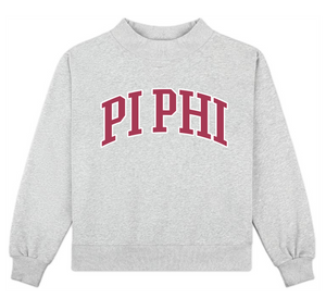 Sorority Mock Neck Sweatshirt- PRE-ORDER