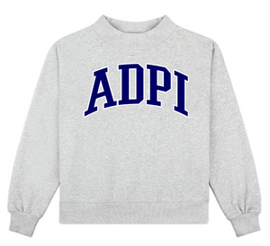 Sorority Mock Neck Sweatshirt- PRE-ORDER