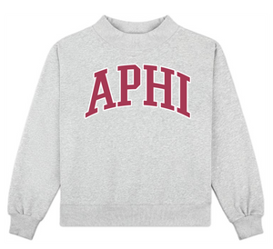 Sorority Mock Neck Sweatshirt- PRE-ORDER