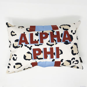 Cheetah Stripe Sorority Pillow