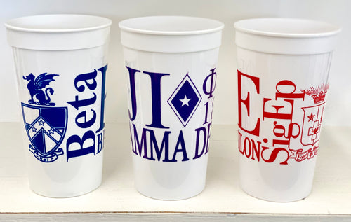 Fraternity Large Plastic Cup