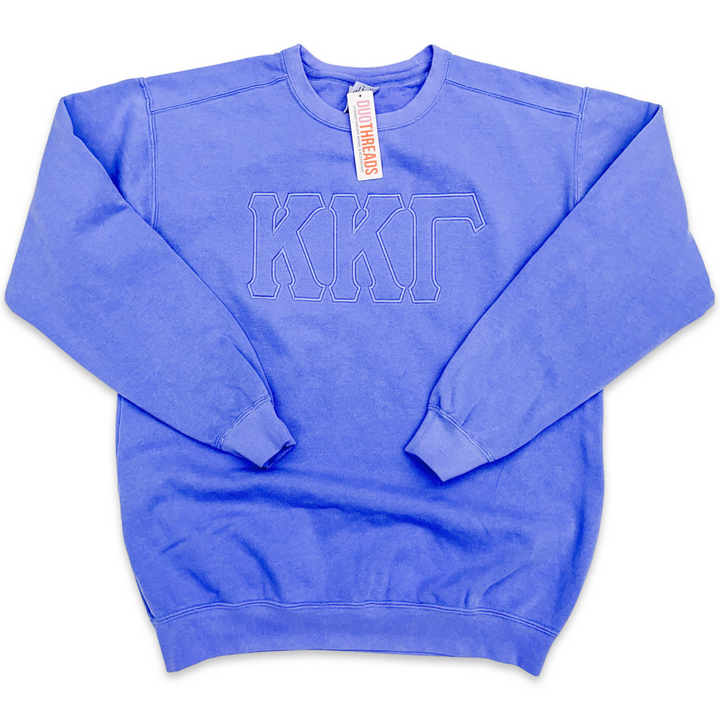 Embroidered sorority sweatshirts on sale