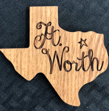 Texas Wooden Magnets