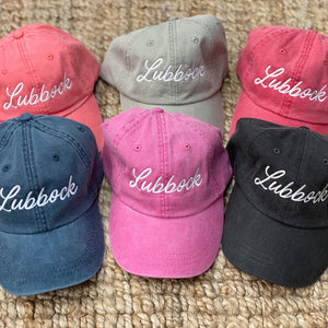 Lubbock script hats